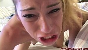 Wife fucked silly by her first big black cock
